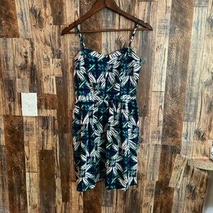 Gap Sweetheart Tropical Flower Dress size 4
